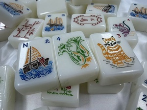 Mother Nature Themed Engraved Acrylic American Mahjong Set, 2026 Hot Selling Board Game for Adult Casino & Leisure <b>Entertainment</b> - Product Image 6
