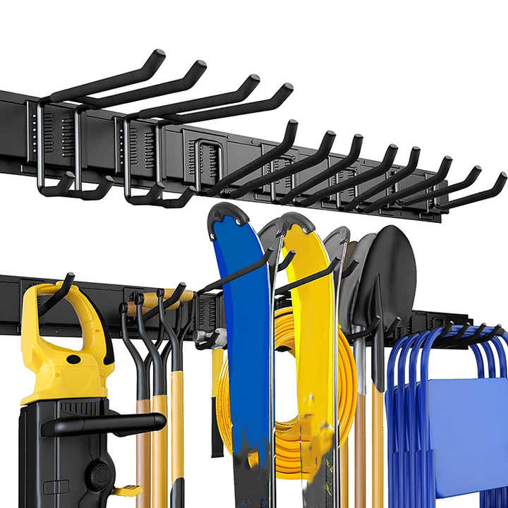 JH-Mech Easy Installation Hanging Rake Broom Mop Snowboard Alloy Steel ...