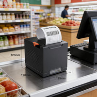 Impresora Térmica de Recibos POS de 80MM, 160mm/s, Conexión Rápida USB/LAN, Corte Automático Parcial ESC/POS, HCC-POS895