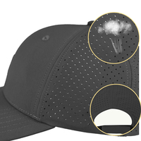 Gorras con Logotipo Personalizado, Diseño de Gorra Impermeable de Alto Rendimiento para Golf, Gorra de Béisbol Perforada, Transpirable, Deportiva, al por Mayor