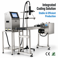Impresora Industrial CIJ VT, 40+ Idiomas, Máquina de Codificación de Fecha con Caracteres Pequeños, Impresora de Inyección de Tinta Impermeable IP55 para Línea de Producción