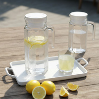 Bouilloire en verre marteau de 500 ml et 1 L pour eau froide, vente en gros
