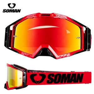 Nuovi Occhiali da Motocross SM22 con Protezione UV 400, Cinturini Antiscivolo a 3 Strati, Visiera in PC per <span class=keywords><strong>Moto</strong></span> da Cross, MX e MTB - Product Image 5