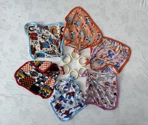 กล่องสุ่มผ้าเช็ดน้ำลายใยไผ่ลายการ์ตูน พร้อมลวดลายตัวการ์ตูนน่ารัก - Product Image 6