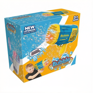 <span class=keywords><strong>Pistola</strong></span> de burbujas Gatling de plástico ABS de 69 agujeros, máquina de burbujas eléctrica automática de mano de gran tamaño para niños, incluye juguete - Product Image 6