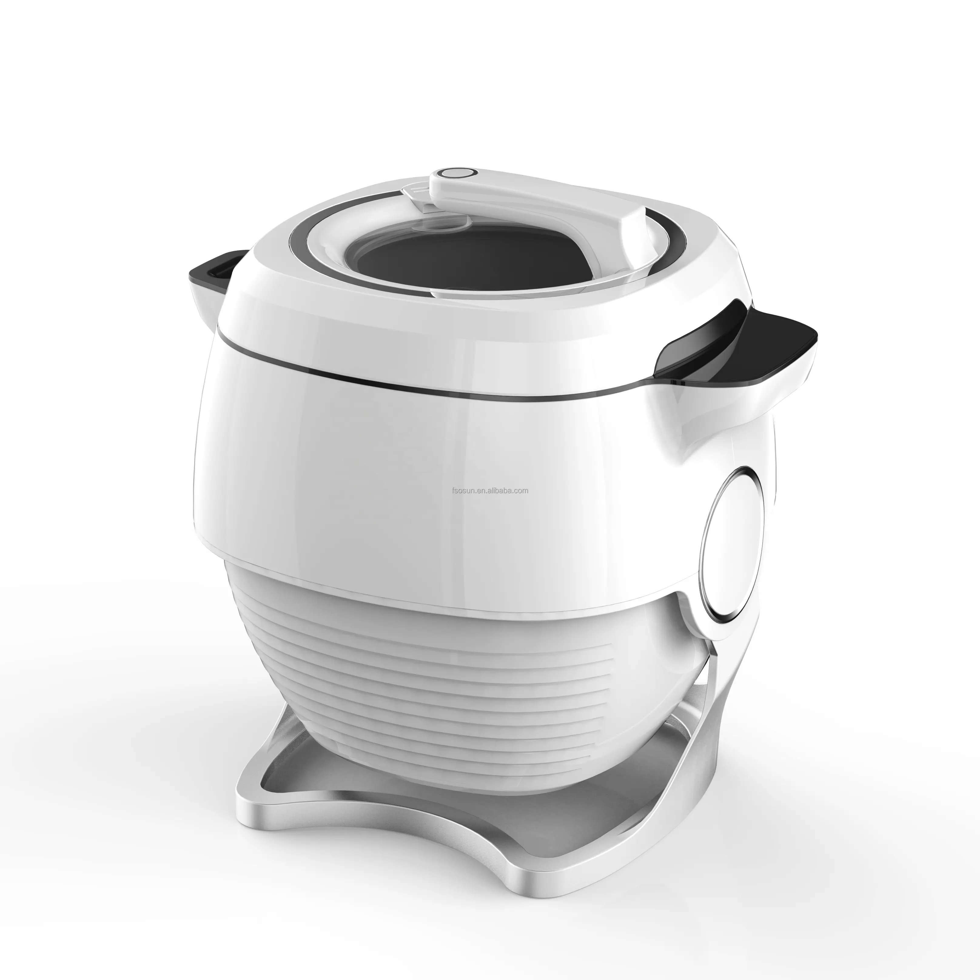 자동적인 로봇 요리 기구 자동 요리 기계 360 도 돌릴수 있는 혼란 프라이팬