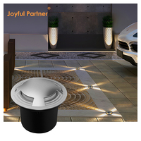 Luz LED Subterránea COB de 8W, Impermeable IP67, con 4 Ventanas de Emisión Lateral, Antideslumbrante, para Caminos, 100-240V AC