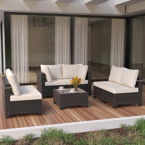 Ensemble <span class=keywords><strong>de</strong></span> meubles <span class=keywords><strong>de</strong></span> <span class=keywords><strong>jardin</strong></span> <span class=keywords><strong>en</strong></span> rotin imperméable pour la détente dans la cour, <span class=keywords><strong>salon</strong></span> <span class=keywords><strong>de</strong></span> <span class=keywords><strong>jardin</strong></span> moderne <span class=keywords><strong>de</strong></span> luxe - Product Image 1