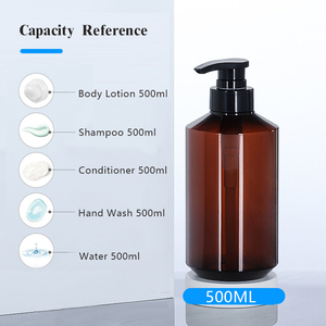 Bán buôn tùy chỉnh 300ml 500ml thấp moq Nâu Pet pcr nhựa rửa tay chai <span class=keywords><strong>lotion</strong></span> - Product Image 6