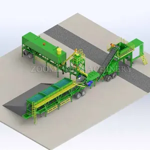 YWBC300 Mobile Stabilized Soil Mixing Plant 300TPH