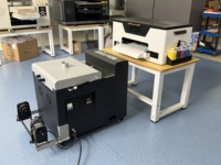 Mesin Printer DTF A3 12 Inch XP600 Single Head Direct to Film Transfer Printer dengan Mini Powder Shaker untuk Pakaian dan Tas