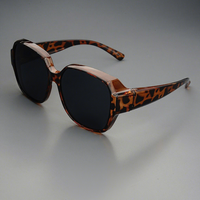 Nouvelles Lunettes de Soleil Clip-On Unisexe Polarisées Anti-UV400 en TR90, Grande Monture Portable Multi-Usages, Tendance, pour Verres Correcteurs