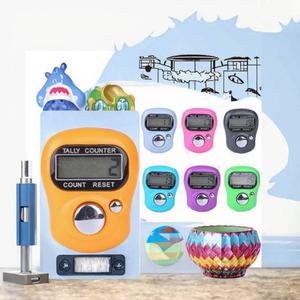 5 chữ số LCD điện tử hiển thị kỹ thuật số ngón tay tay kiểm đếm truy cập cho đếm Golf hàng hóa Lap đan Kinh doanh Quà tặng khuyến mãi - Product Image 3