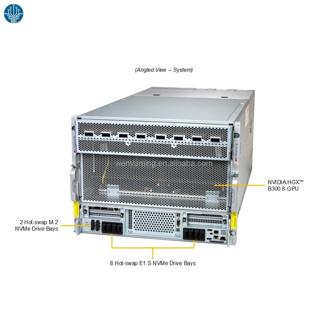 Supermicro SYS-822GS-NB3RT 8U HGX B300 8-GPU AI Server with Dual Intel Xeon 6700