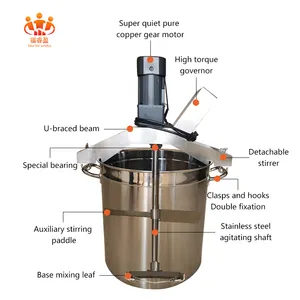 Intelligent Commercial Small Electric Mixer Automatic Frying Heating Stir Frying Mixer Food Sauce Mixer