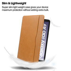 Máy tính bảng vỏ kinh doanh siêu mỏng bìa với bút khe cắm thẻ trường hợp đối với Samsung <span class=keywords><strong>Galaxy</strong></span> Tab A9 cộng với X210 2023 làm bằng PU PU Chất liệu - Product Image 2