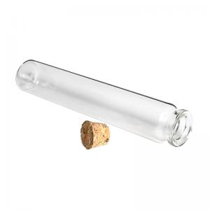 Vente en gros OEM Usine d'impression personnalisée Flacon tube à essai en verre avec <span class=keywords><strong>bouchon</strong></span> en liège naturel <span class=keywords><strong>95mm</strong></span> 110mm 120mm - Product Image 3