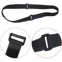 20 correas de amarre de cable de gancho y bucle de nailon negro de 350 mm correas de cincha reutilizables correas de almacenamiento