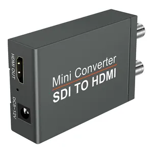 SDI Adaptor Konverter HDMI Ke HDMI, dengan SDI Loop 1080P Konverter Pemisah Video Audio untuk Proyektor Kamera SDI DCR