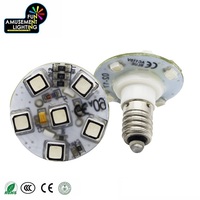 Lumières LED à points préprogrammées B-09D en plastique RGB Turbo Light, indice de protection IP65, AC24V 2W, angle de 360°, 180lm, CRI80, pour parcs d'attractions