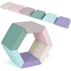 Blocs de mousse surdimensionnés, ensemble de jouets en éponge douce pour enfants, équipement d'entraînement sensoriel, équipement de ramper et de glisser, 4-6 ans - Product Image 5