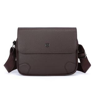 Sac à bandoulière en cuir PU vintage pour homme, sac messager personnalisé de petite taille pour homme - Product Image 1