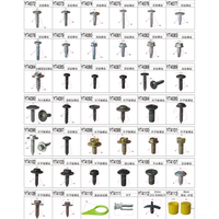 Clips universels de haute qualité pour voiture, large gamme, attaches pour sapin de Noël, pièces automobiles neuves