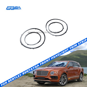 อะไหล่รถยนต์ขายส่ง วงแหวนตกแต่งไฟหน้าชุบโครเมียม สำหรับ Bentley Bentayga 2020 มือสองของแท้ - Product Image 1