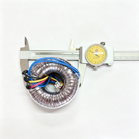 Transformateur toroïdal à noyau en acier au silicium 1000VA 50/60Hz 110V/240V entrée, double sortie 45V pour unités d'alimentation audio