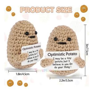 Juguete de Animales de Ganchillo Hecho a Mano, Muñeco Emocional Positivo para Aliviar el Estrés, PP, Venta al por Mayor, Certificado CE, Edades 0+ - Product Image 6