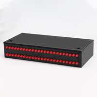 48 Port 96 Core Fiber Optic Distribution Frame Rack Mount ODF 2U 19 Inch 48 Port Fiber Optic Patch Panel with Pigtail Adapter