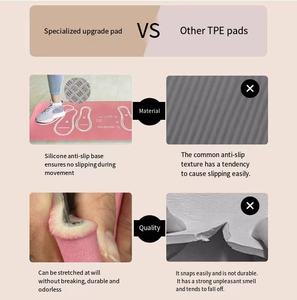 Estera de ejercicio de diatomita redonda contemporánea ecológica con grosor personalizado - Product Image 6