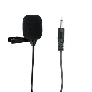 Personalizzabile 3.5mm microfoni Lavalier Mini microfoni professionali da conferenza microfono portatile cablato