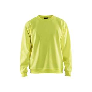 BLAKLADER - 340110743300M Sweat Hi-vis jaune-EAN 7330509660874 WORK HOODIES - Product Image 1