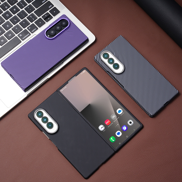 New Fine-textured Electroplate Magnetic Phone Case, Trendy Design and Shockproof, for Samsung Galaxy Z Fold 4/5/6/7