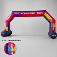 Arche publicitaire gonflable pour événements en plein air, porte d'entrée personnalisée avec logo pour événements en plein air et promotion de marque