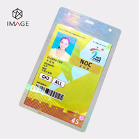 Manchons de carte de stratification thermique holographique pour les identifiants d'événement