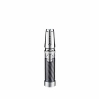 Briquets torche portables d'extérieur pour barbecue, vente en gros, briquet à gaz en métal pour cigares, torches au butane, flamme jet, briquet coupe-vent pour cigarettes