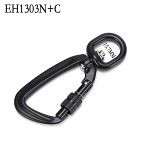 حلقة تسلق لولبية دوارة للكلاب والحيوانات الأليفة خطاف انزلاق معدني للطيران من الألومنيوم مع مزلاج لراحة وسلامة الحيوانات الأليفة - Product Image 5