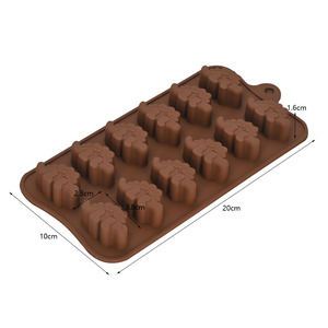 Molde de Silicona de Grado Alimenticio FDA LFGB, Moldes para Hornear DIY, Moldes Personalizados para <span class=keywords><strong>Fondant</strong></span> y Chocolate para Decoración de Pasteles, Accesorios de Cocina - Product Image 1