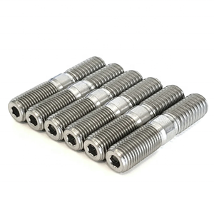 Goujons Gr5 haute résistance personnalisés en usine <span class=keywords><strong>M10</strong></span> M12 M14 <span class=keywords><strong>goujon</strong></span> à double extrémité <span class=keywords><strong>de</strong></span> <span class=keywords><strong>roue</strong></span> en titane - Product Image 2