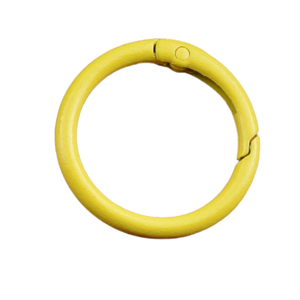 Color Baked Paint 33mm Metal Spring Coil Small Round Buckle Zinc Plated - Product Image 1