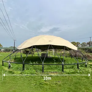 Barraca exterior de Glamping para Resort de cor diferente Geo Dome Tenda