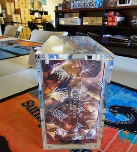 Alta qualità personalizzabile in acrilico <span class=keywords><strong>Booster</strong></span> Box per pubblicità Display al dettaglio copertura magnetica per la carne di sangue organizzazione