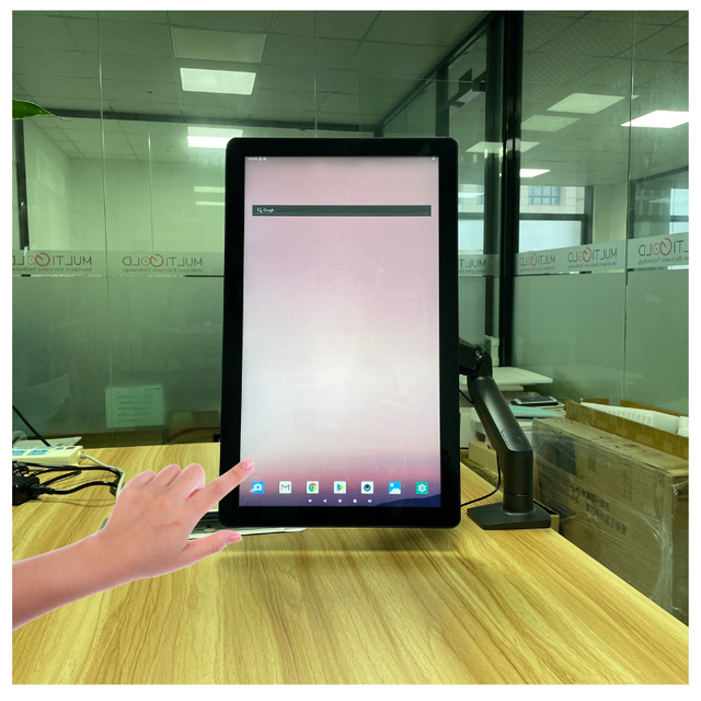 New Customized 21.5 Inch Android Tablet Smart Kiosk Capacitive Touch Screen Monitor Quad/Octa Core USB DVI RJ45 POE VESA Mount