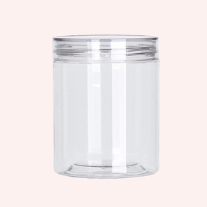 ขวดพลาสติก PET เกรดอาหาร 100% แบบกำหนดเองได้ ฝาเกลียวอะลูมิเนียม สำหรับบรรจุอาหารกระป๋อง ลูกอม พิซซ่า ใส่อาหาร-สีใส สามารถกำหนดเองได้ - Product Image 3