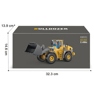 Cargador Eléctrico de Aleación 2.4G 1:20, Vehículo de Ingeniería Tipo Bulldozer, 9 Canales, Multifunción, Experto, Interior/Exterior, con Cargador - Product Image 2