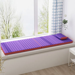 Colchón plegable de una <span class=keywords><strong>cama</strong></span>, suave y de gran calidad, <span class=keywords><strong>cama</strong></span> de tamaño individual, esponja fina, cómoda, plegable, resistente al agua - Product Image 4