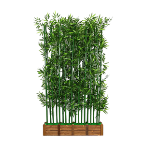 Offre Spéciale Presque Naturel <span class=keywords><strong>Bambou</strong></span> Artificiel <span class=keywords><strong>Haie</strong></span> Pour Restaurant Jardin - Product Image 2