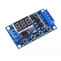 DC 5V-36V 12V 24V double MOS LED relais de temporisation numérique déclencheur Cycle minuterie retard interrupteur Circuit imprimé contrôle de synchronisation avec étui